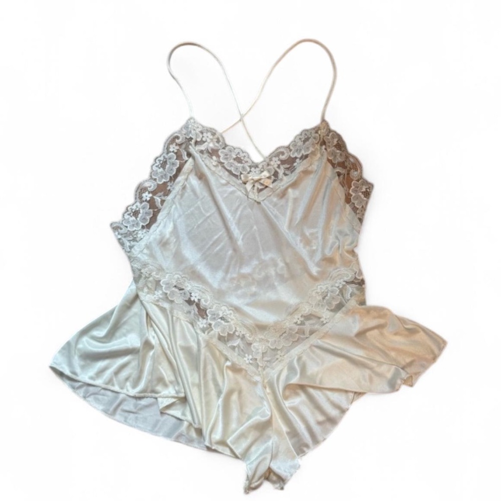 Vintage Teddy lace bodysuit